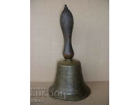 Old, massive, bronze, school (school) bell, bell.