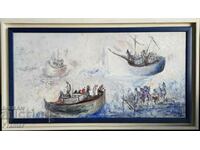 Petar Pironkov On the White Sea Kavala oil paints
