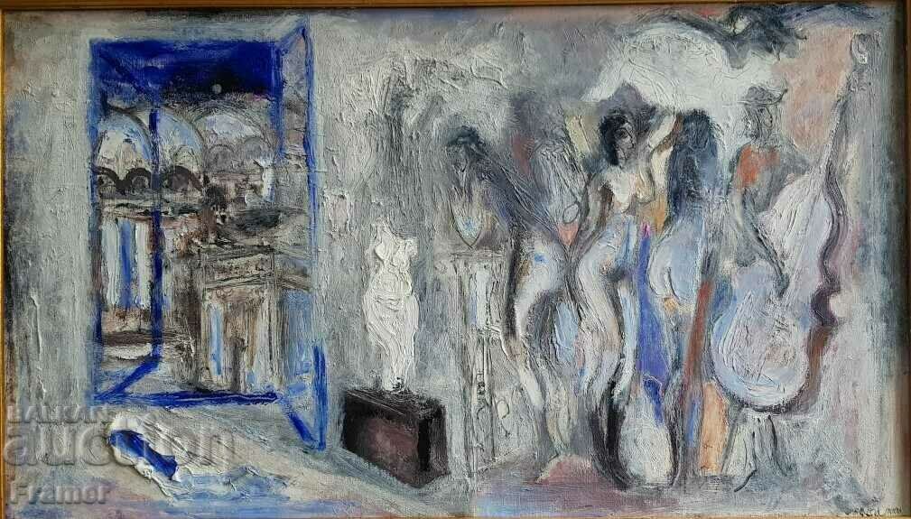 Petar Pironkov Roma în alb 2017. ulei dintr-o expoziție din Italia cu preț € 1329.36 | 2600.00 BGN Petar Pironkov Roma în alb 2017. ulei dintr-o expoziție din Italia cu preț € 1329.36 | 2600.00 BGN