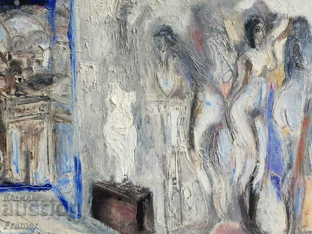 Petar Pironkov Rome in white 2017. oil from an exhibition in Italy - 5 Petar Pironkov Rome in white 2017. oil from an exhibition in Italy - 5