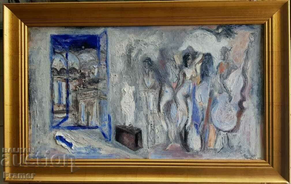 Petar Pironkov Ρώμη σε λευκό 2017. λάδι από έκθεση στην Ιταλία Petar Pironkov Ρώμη σε λευκό 2017. λάδι από έκθεση στην Ιταλία