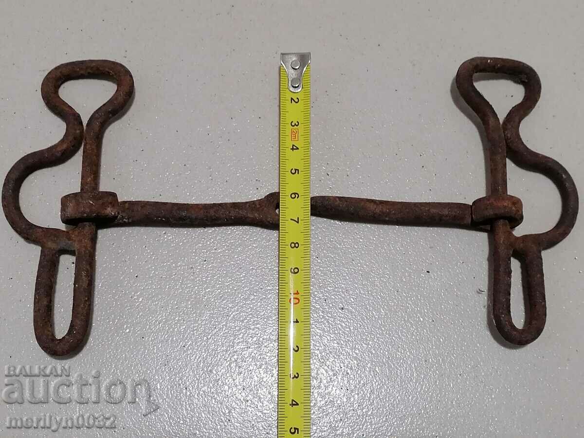 Auction An old forged bridle reins wrought iron, a harness Auction An old forged bridle reins wrought iron, a harness