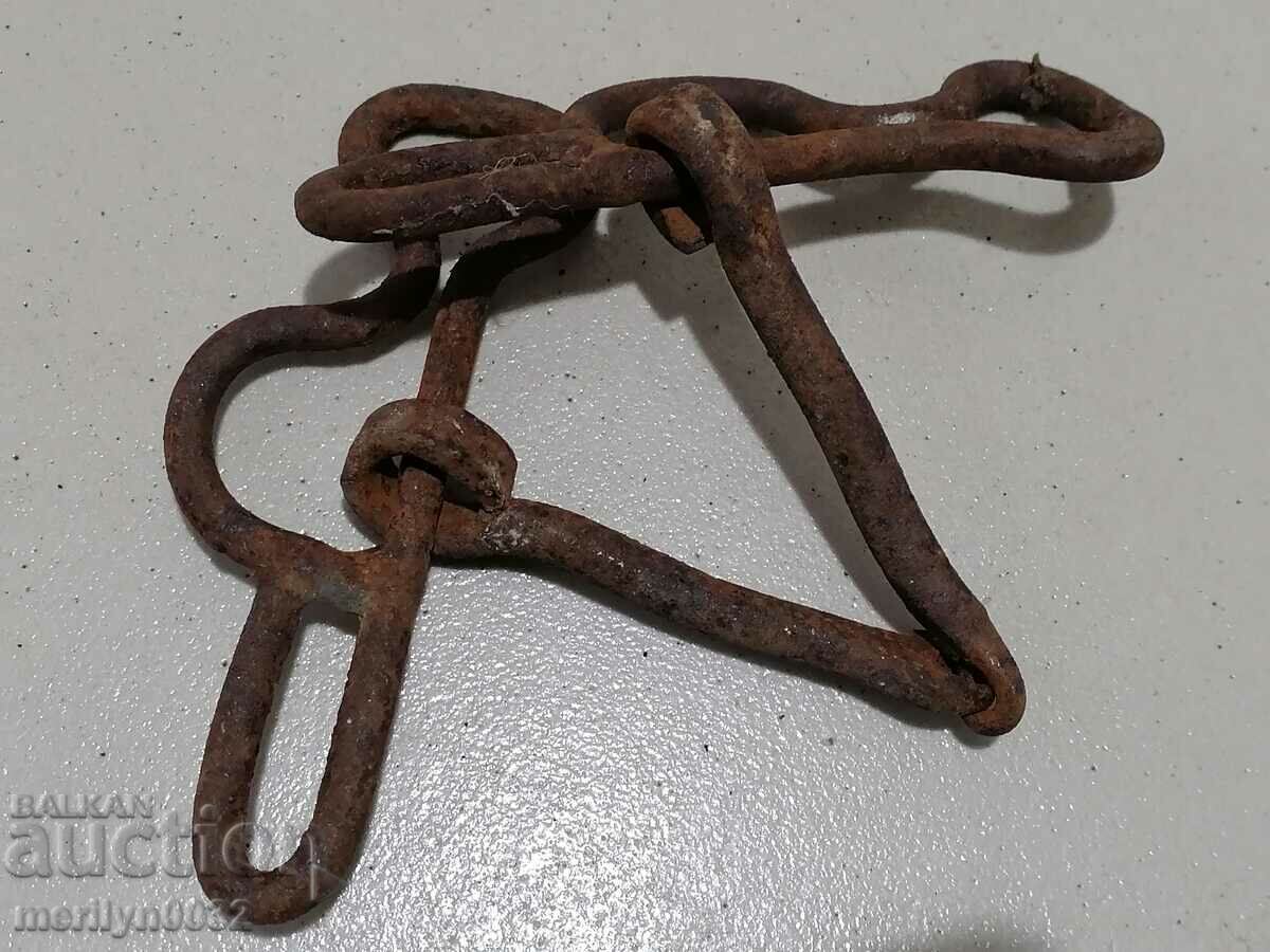 Delivery of An old forged bridle reins wrought iron, a harness Delivery of An old forged bridle reins wrought iron, a harness