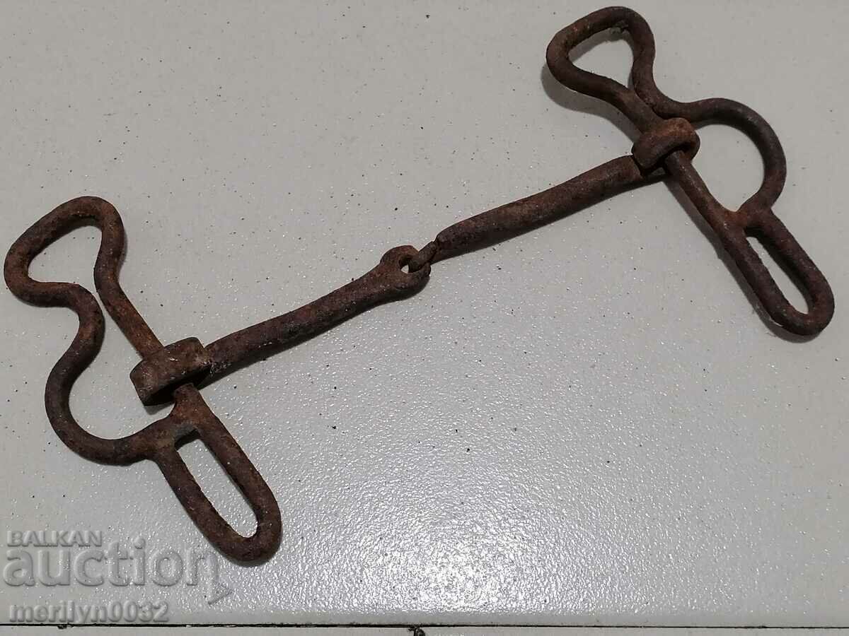 An old forged bridle reins wrought iron, a harness - 7 An old forged bridle reins wrought iron, a harness - 7