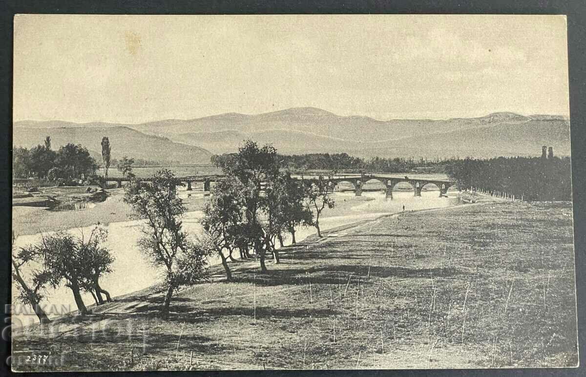 3029 Βασίλειο της Βουλγαρίας πέτρινη γέφυρα Sevlievo πάνω από τον ποταμό Rositsa