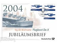 FDC Γερμανία 2004 με φυλλάδιο και καρτ ποστάλ