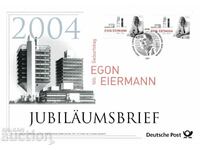 ПСП Германия 2004 с листовка и пощенска карта