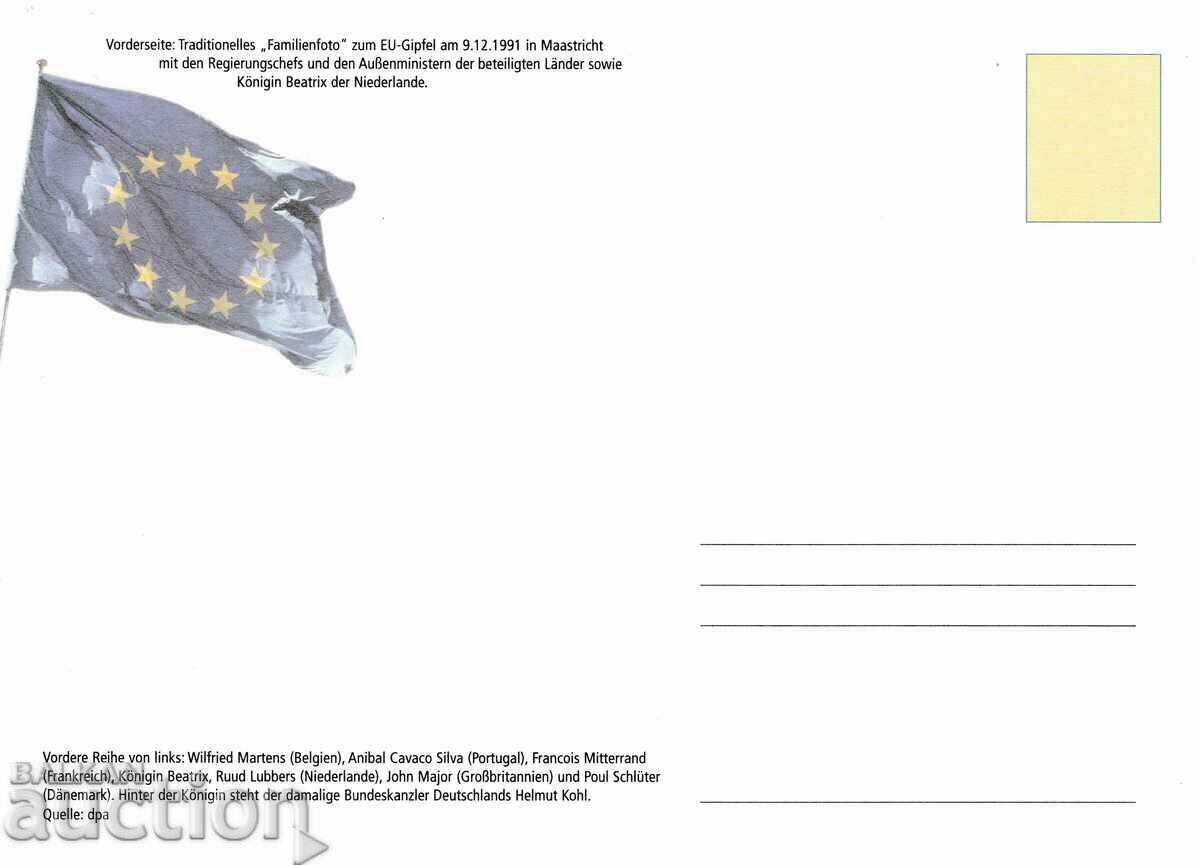 Auction  FDC Germany 2003 European Union leaflet and postcard