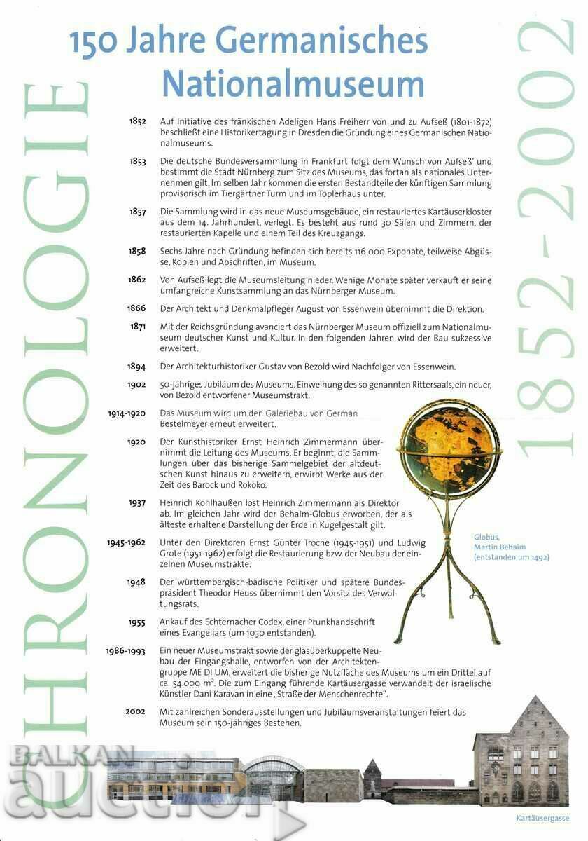 FDC PSP Germany 2002 with leaflet and postcard - 5 FDC PSP Germany 2002 with leaflet and postcard - 5