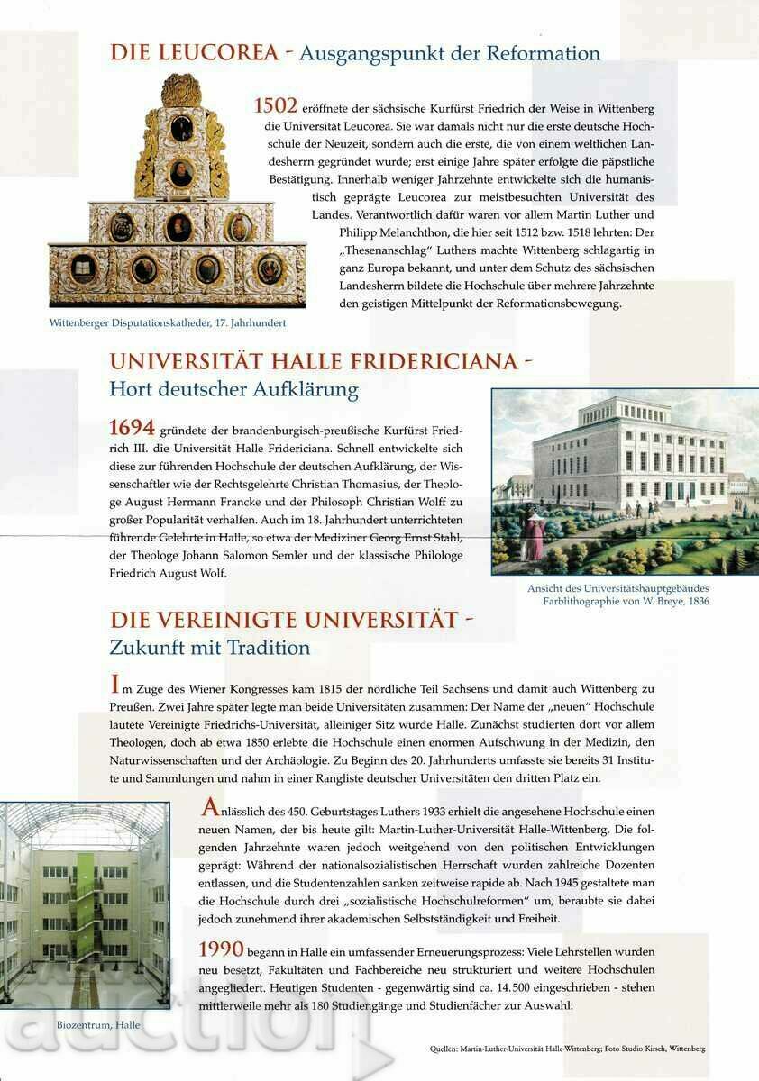 Delivery of FDC Germany 2002 with leaflet and postcard Delivery of FDC Germany 2002 with leaflet and postcard
