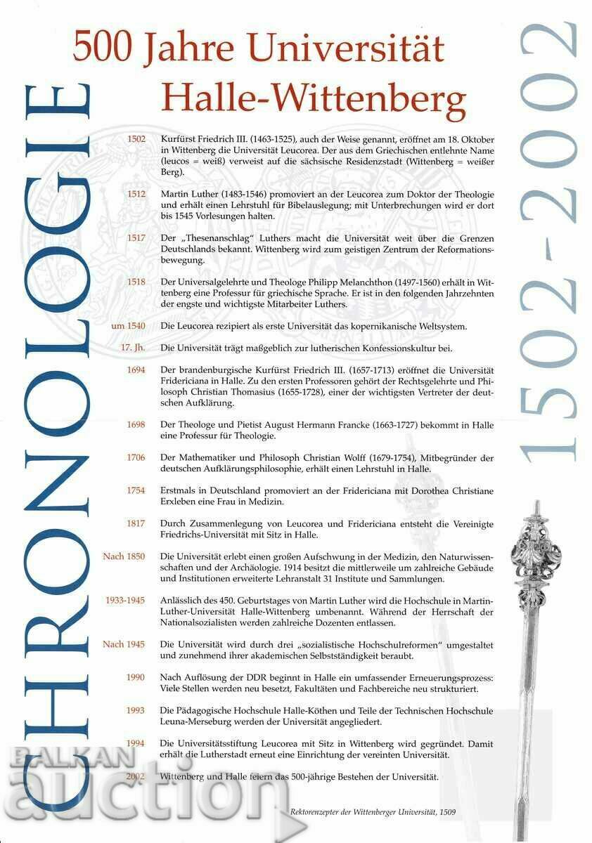 FDC Germany 2002 with leaflet and postcard - 5 FDC Germany 2002 with leaflet and postcard - 5