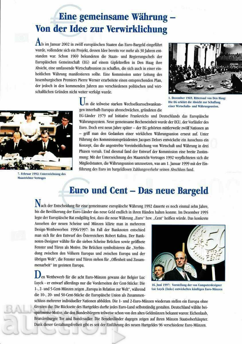 FDC PSP Germany 2002 EURO with leaflet and postcard - 5