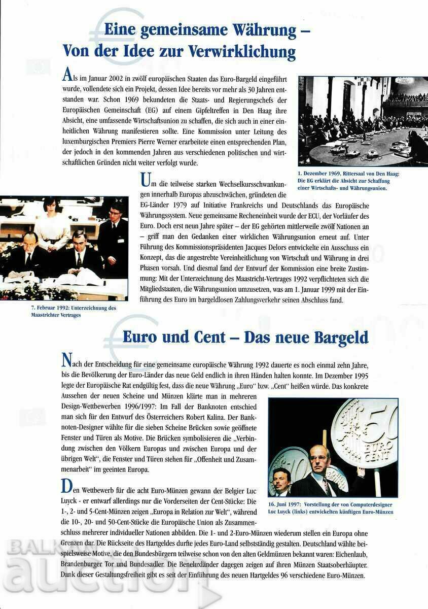 FDC PSP Germany 2002 EURO with leaflet and postcard - 5