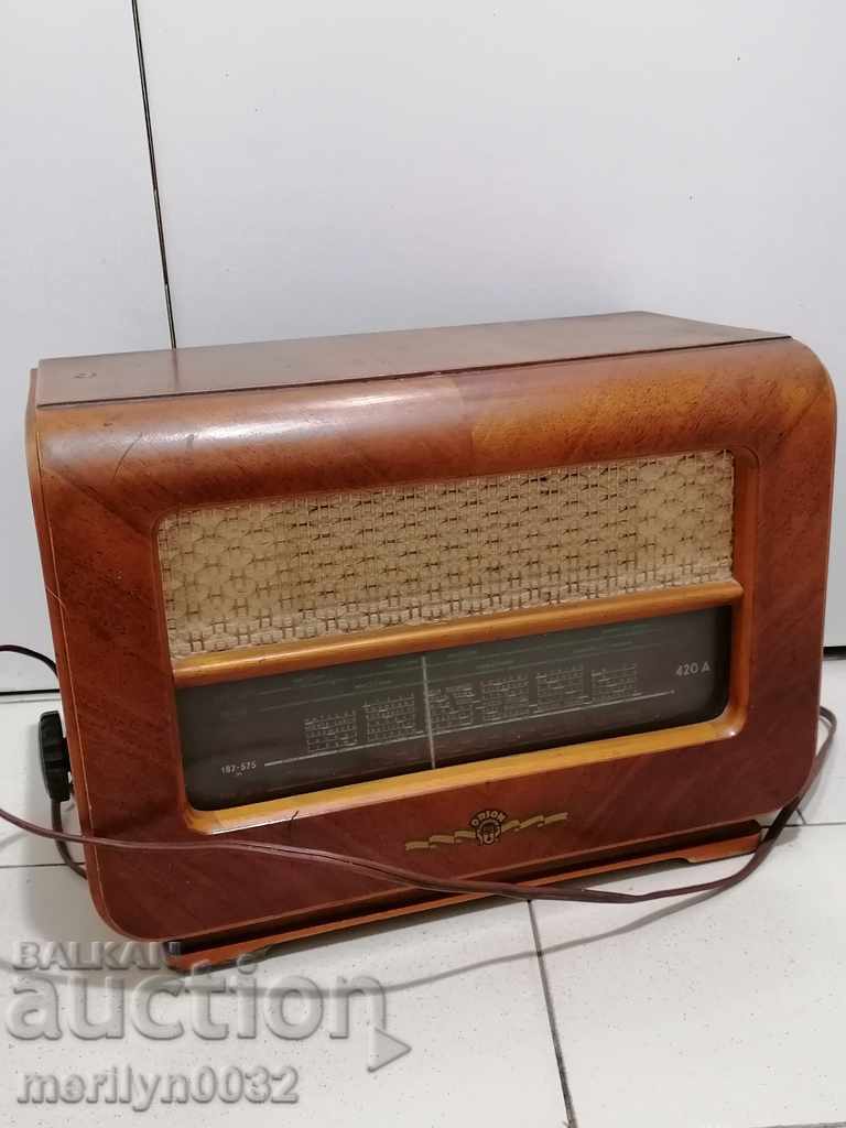 Auction Old radio, radio set Orion Redkaj Works Auction Old radio, radio set Orion Redkaj Works