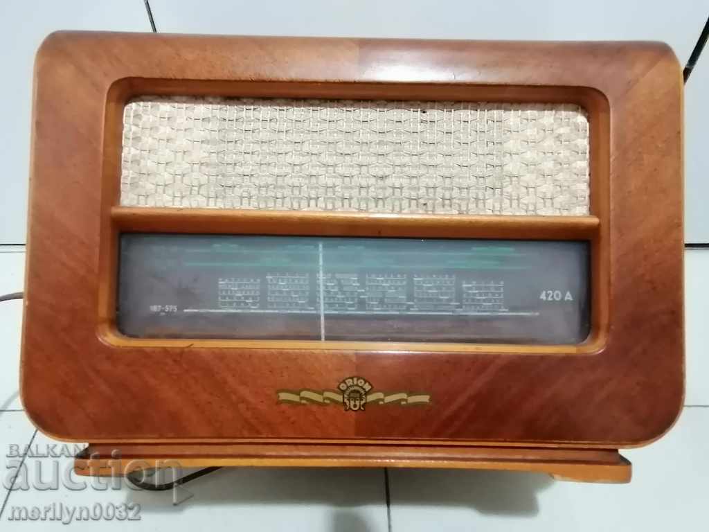 Old radio, radio set Orion Redkaj Works