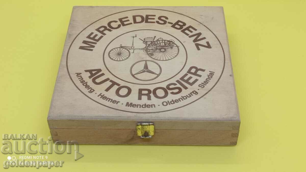 Ξύλινο κουτί Mercedes Benz