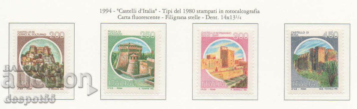 1994. Italia. Cetățile Italiei.