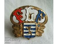 Enamelled badge - Football Federation of Luxembourg
