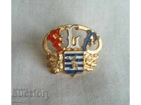 Enamelled badge - Football Federation of Luxembourg