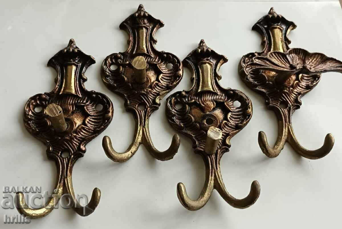 Licitație Umerașe retro din bronz - 4 BUC