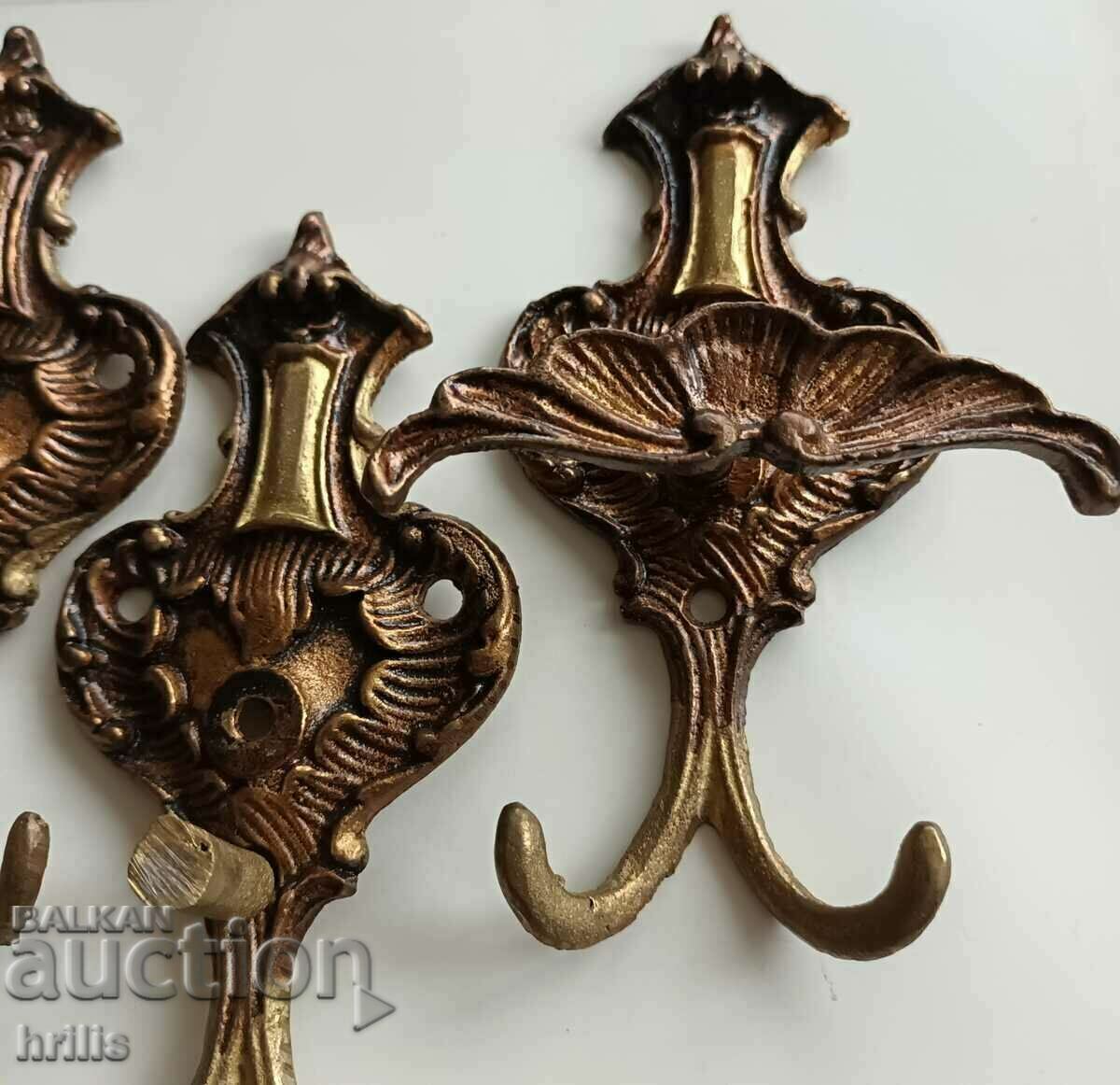 Umerașe retro din bronz - 4 BUC - 5