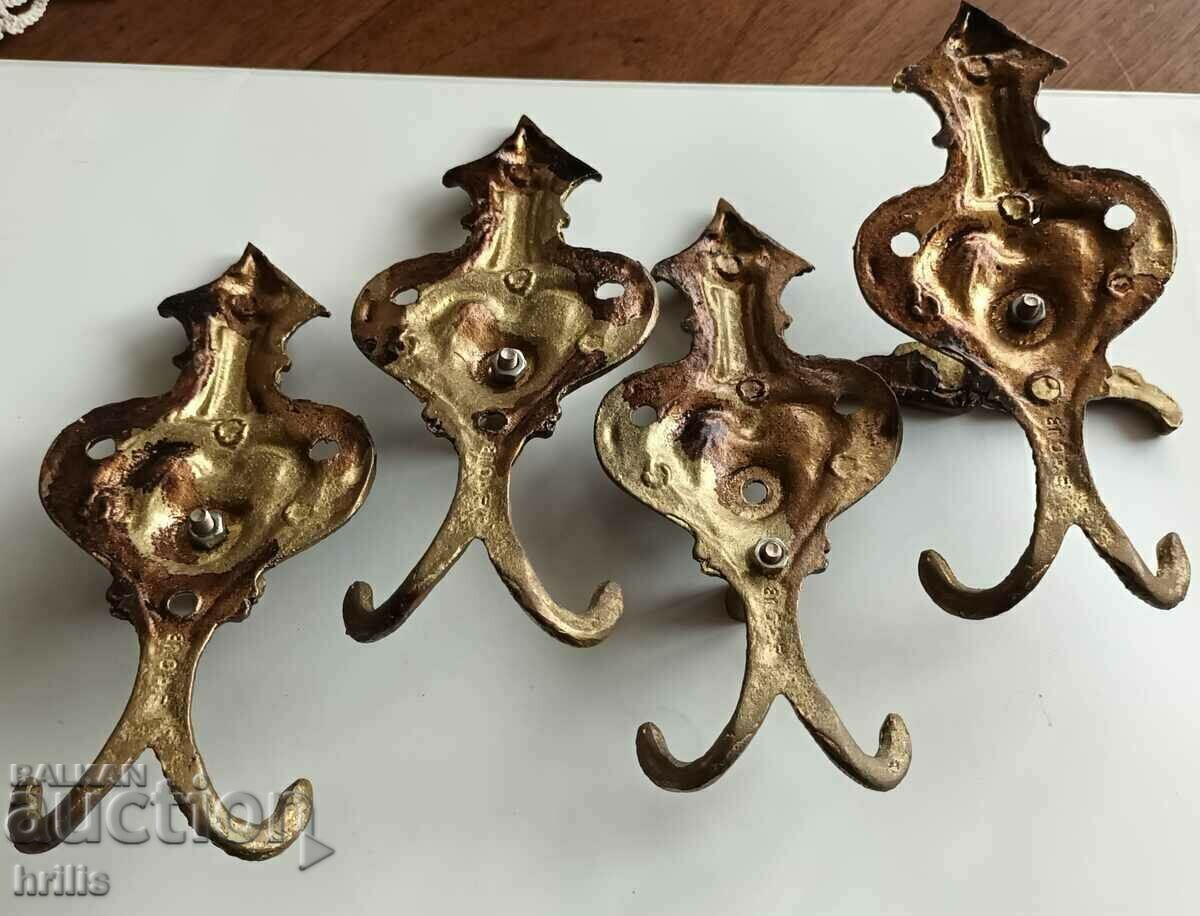 Umerașe retro din bronz - 4 BUC - 6