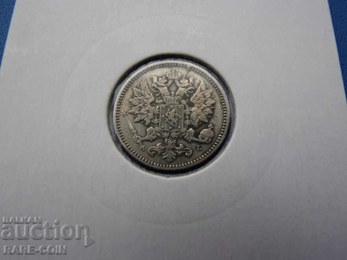 RS(52) Rusia Alexandru III 25 Pennia 1890 Rar cu preț € 12.78 | 25.00 BGN