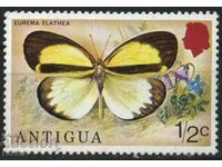 Pure stamp Fauna Butterfly 1975 din Antigua