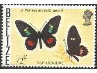 Pure stamp Fauna Butterfly 1974 din Belize