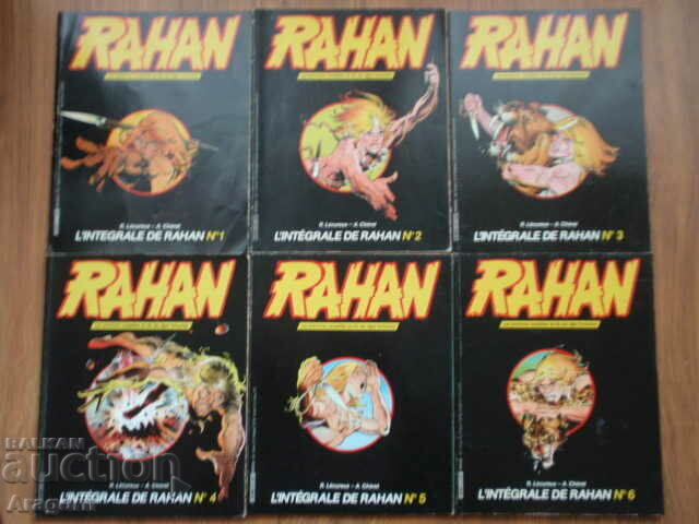 complete Rahan collection 1-42 - "L'integrale de Rahan" 1984-1987 - 5 complete Rahan collection 1-42 - "L'integrale de Rahan" 1984-1987 - 5
