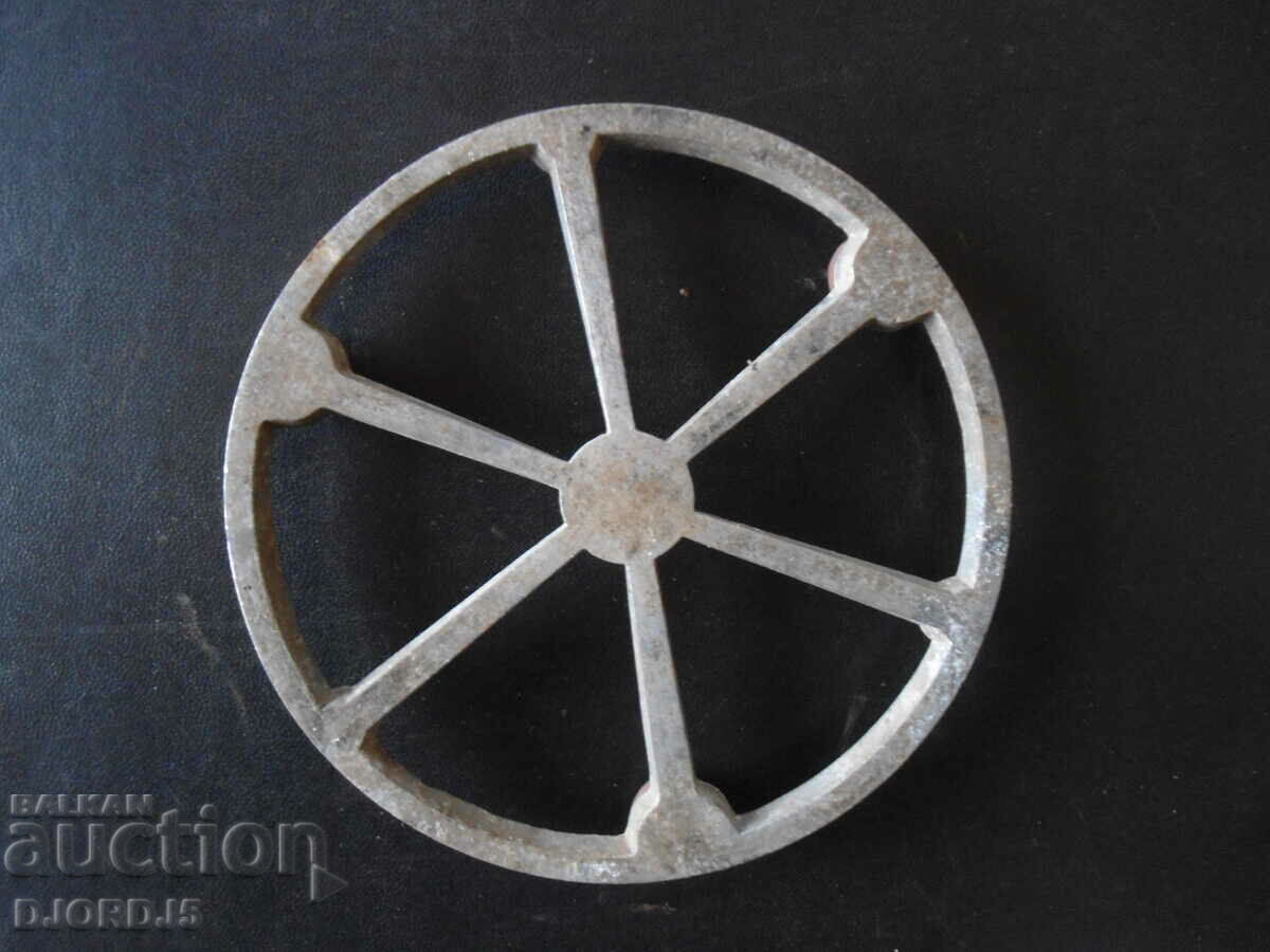 An old metal stand
