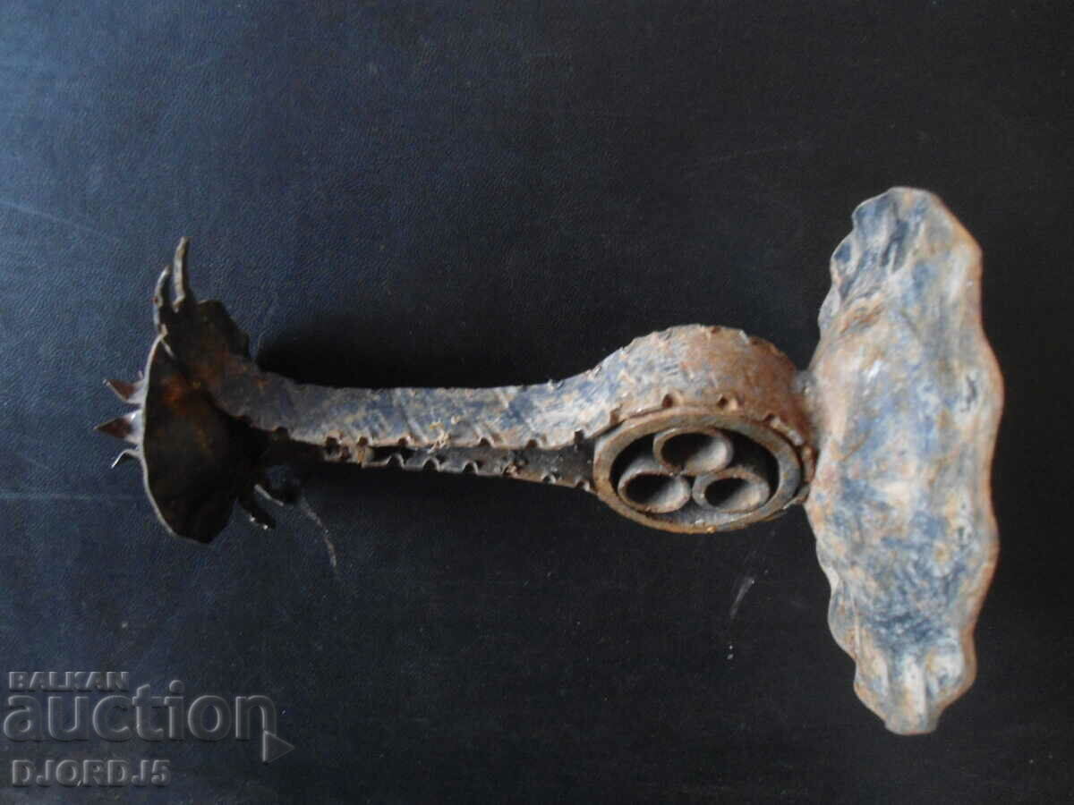 An old forged candlestick with price 8.00 BGN | € 4.09 An old forged candlestick with price 8.00 BGN | € 4.09