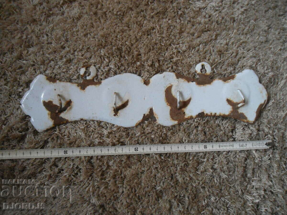 Auction Old enamel hanger Auction Old enamel hanger