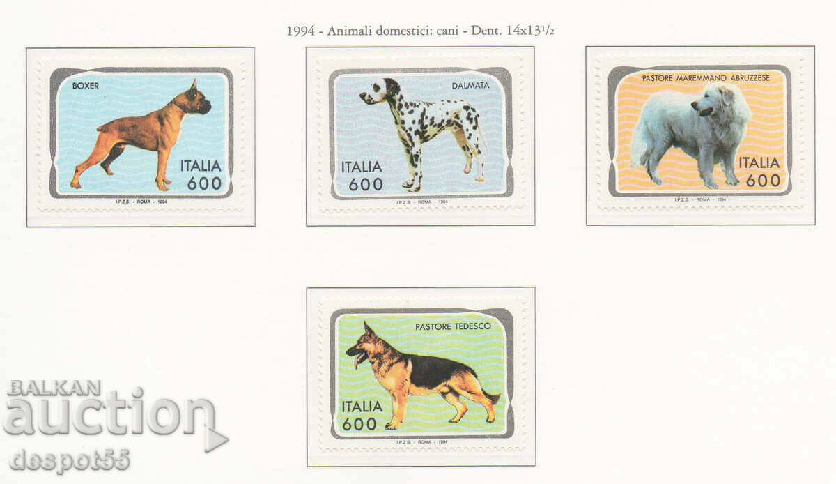1994. Italia. Câini.