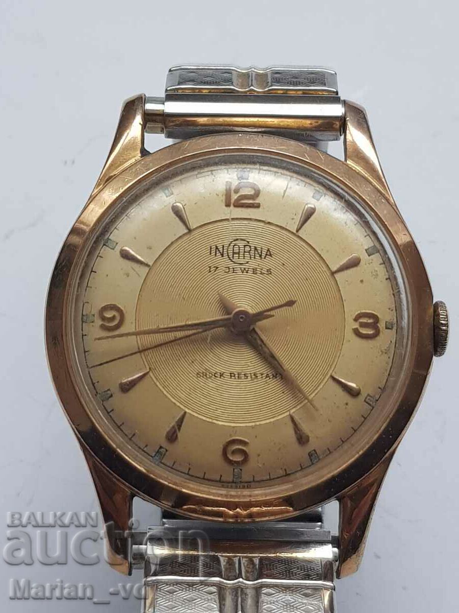 INCARNA Gold Plated Mechanical Men's Watch with price 90.00 BGN | € 46.02 INCARNA Gold Plated Mechanical Men's Watch with price 90.00 BGN | € 46.02