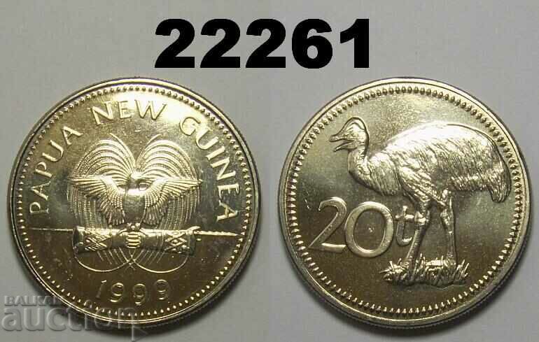 Papua New Guinea 20 Toea 1999