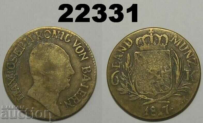 Bavaria 6 Kreuzer 1817 Counterfeit