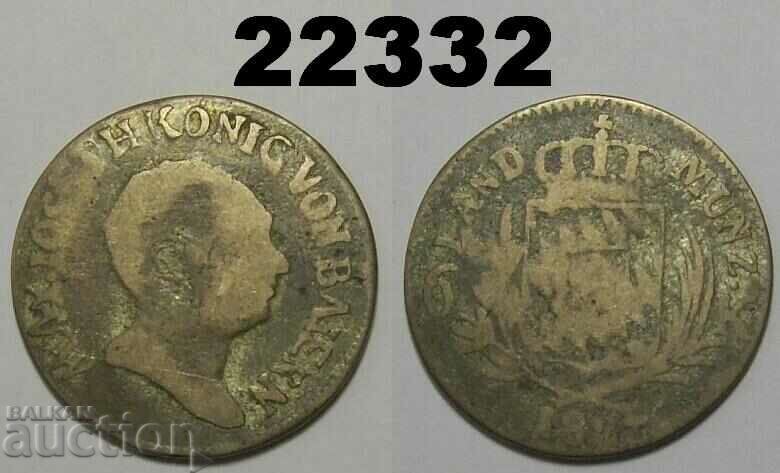 Bavaria 6 Kreuzer 1813 Counterfeit