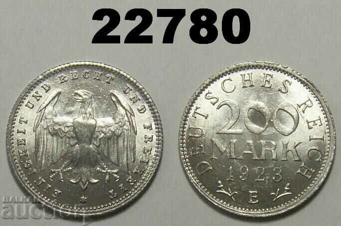 Germania 200 de mărci 1923 IS UNC Excelent
