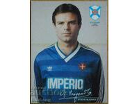 Card - Stoycho Mladenov (Belenenses), 80s