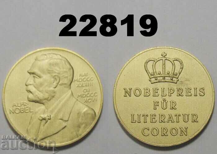 Μετάλλιο Nobelpreis Fur Literatur Coron Nobel