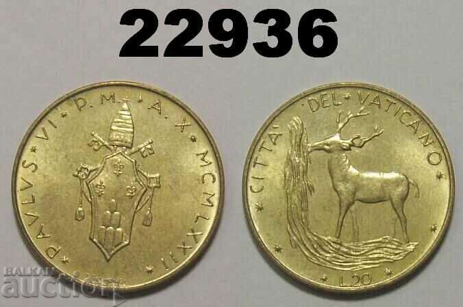 Vatican 20 lire 1972 Vatican