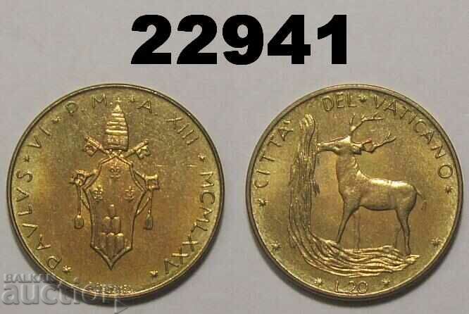 Vatican 20 lire 1975 Vatican