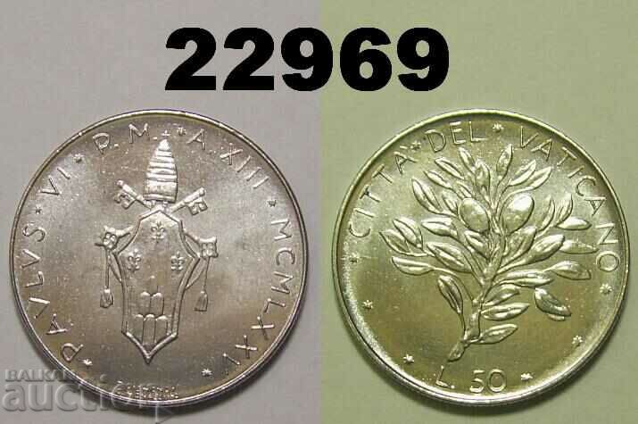 Vatican 50 lire 1975 Vatican