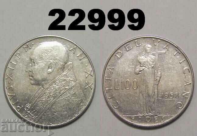 Vatican 100 lira 1958 Vatican