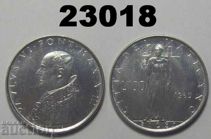 Vatican 100 lire 1965 Vatican