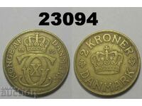 Дания 2 крони 1939 монета