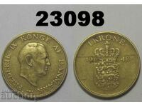 Дания 1 крона 1948 монета