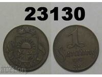 Letonia 1 centime 1932 excelent