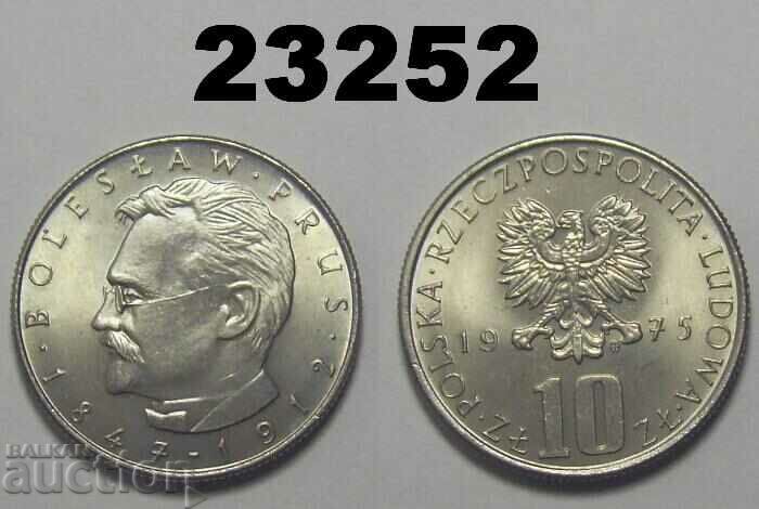 Poland 10 zlotys 1975 UNC